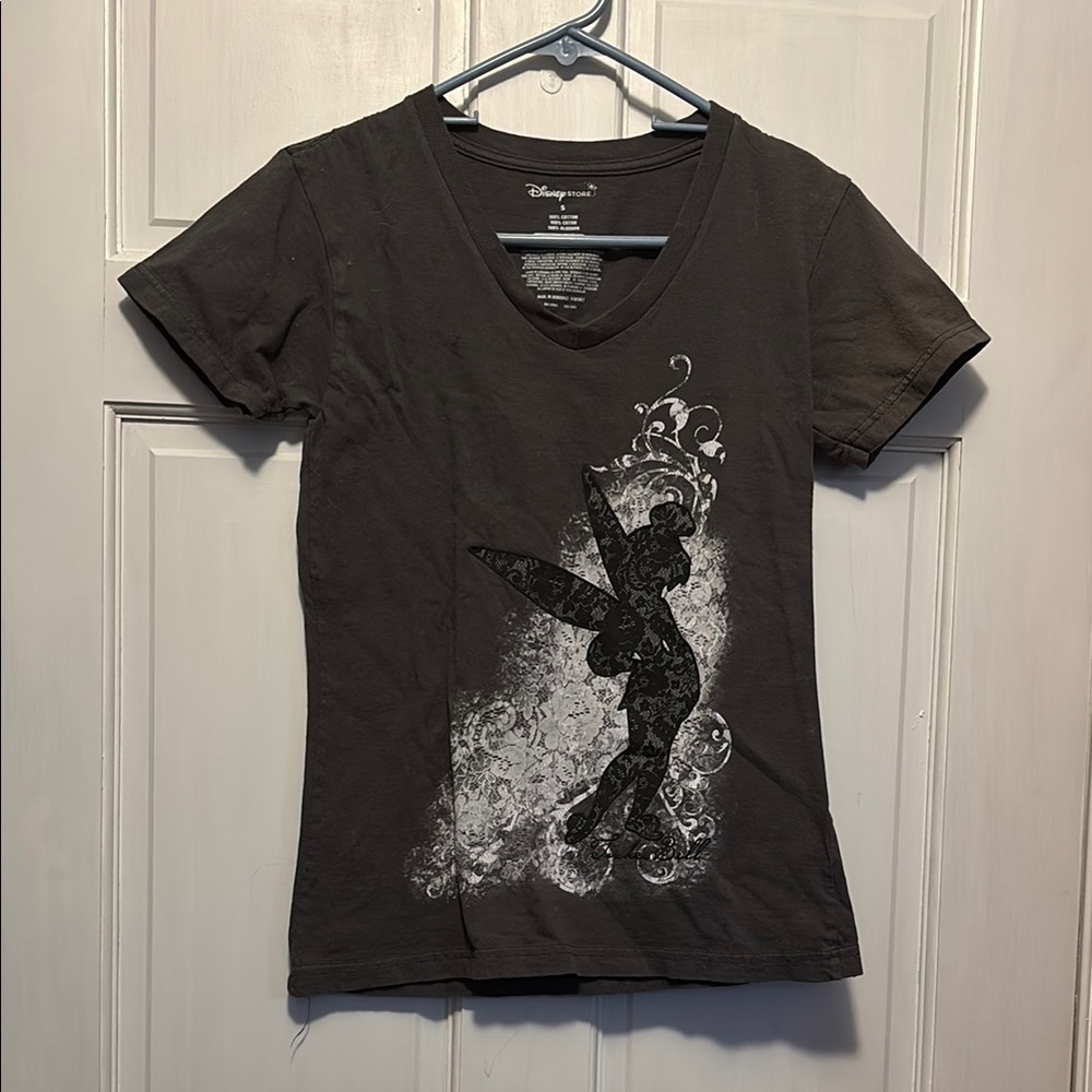 Disney Charcoal Tinkerbell Graphic Tee - Picture 1 of 3